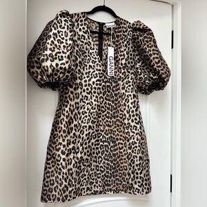 Ganni Leopard Dress